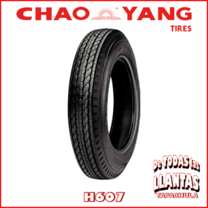Llanta Chaoyang H607 4.00-8 TT 6PR 59J con diseño resistente y óptimo desempeño en terrenos difíciles.