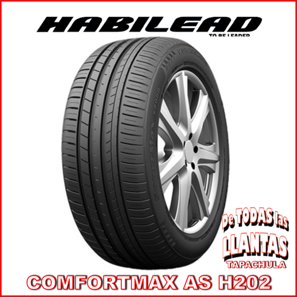 "Llanta HABILEAD COMFORMAX AS H202 175/65R14 XL, tecnología de confort y carga extra para autos medianos"