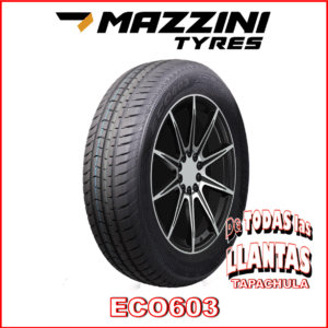 Llanta Mazzini modelo ECO603 disponible en Tapachula